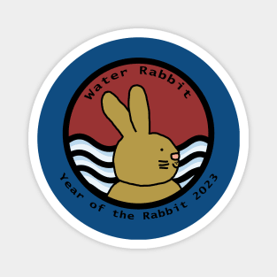 Cute Year of the Rabbit 2023 Water Magnet